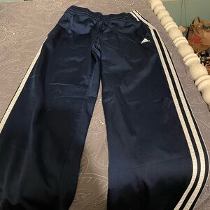 Adidas womens Navy Blue Track Pants size small gently worn